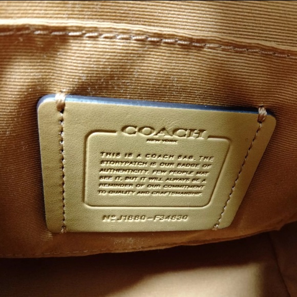 Coach Mini Faye Pebbled Leather Backpack - Picture 7 of 9
